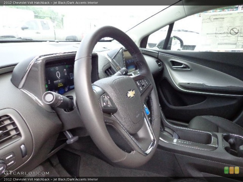 Jet Black/Dark Accents Interior Steering Wheel for the 2012 Chevrolet Volt Hatchback #66355237