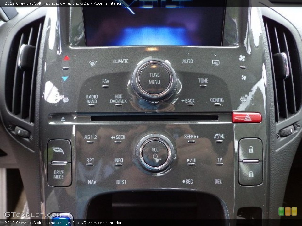 Jet Black/Dark Accents Interior Controls for the 2012 Chevrolet Volt Hatchback #66355271