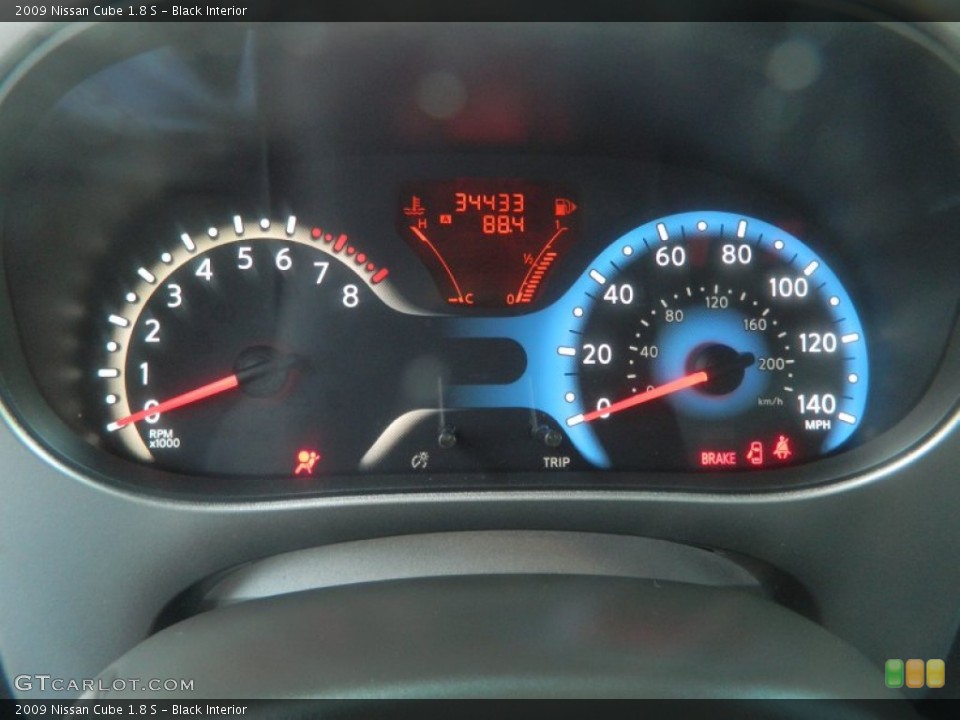 Black Interior Gauges for the 2009 Nissan Cube 1.8 S #66358370