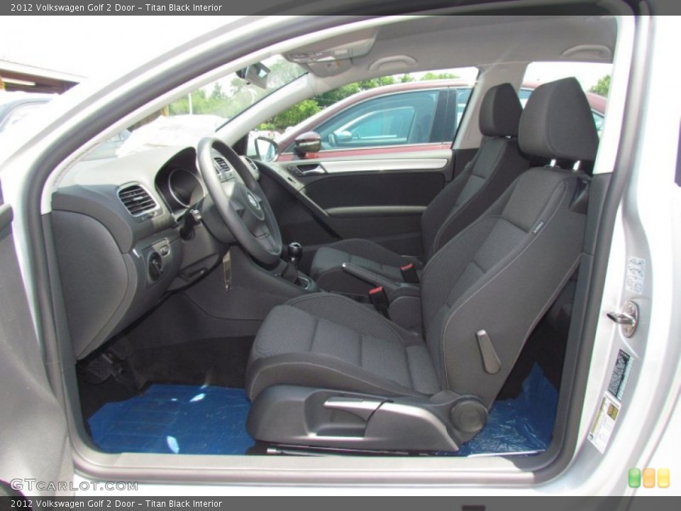 Titan Black Interior Photo for the 2012 Volkswagen Golf 2 Door #66359378