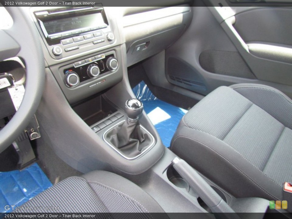 Titan Black Interior Transmission for the 2012 Volkswagen Golf 2 Door #66359405