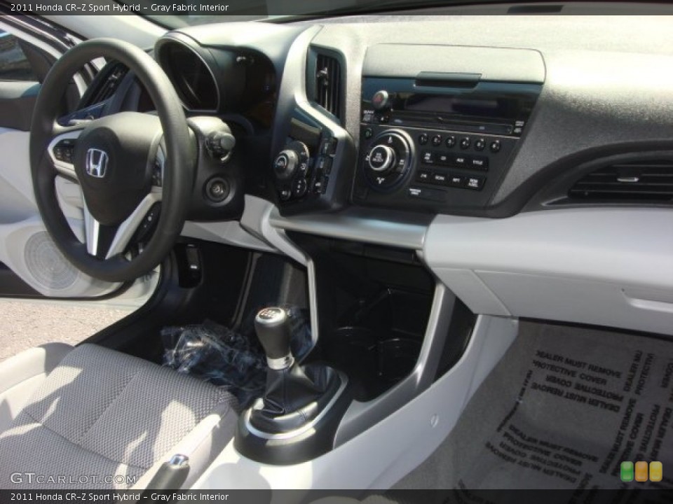 Gray Fabric Interior Dashboard for the 2011 Honda CR-Z Sport Hybrid #66360404