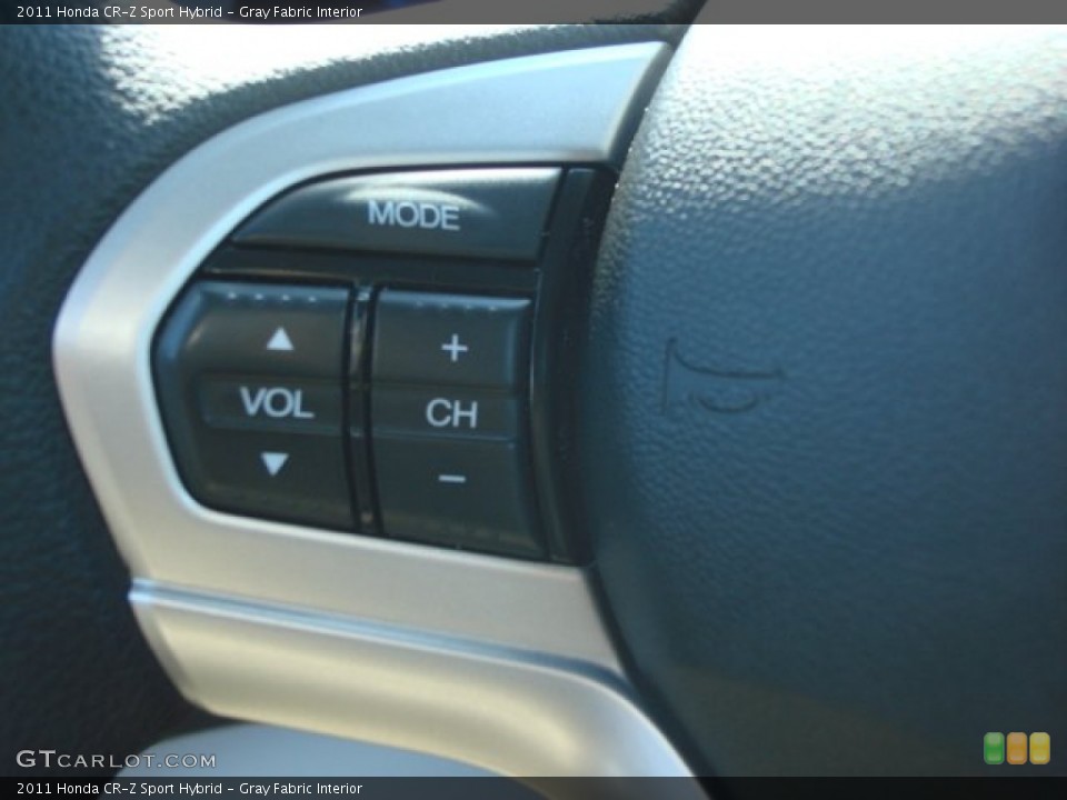 Gray Fabric Interior Controls for the 2011 Honda CR-Z Sport Hybrid #66360476