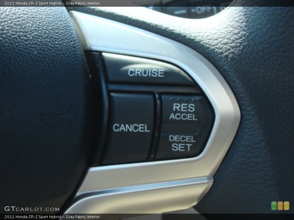 Gray Fabric Interior Controls for the 2011 Honda CR-Z Sport Hybrid #66360482