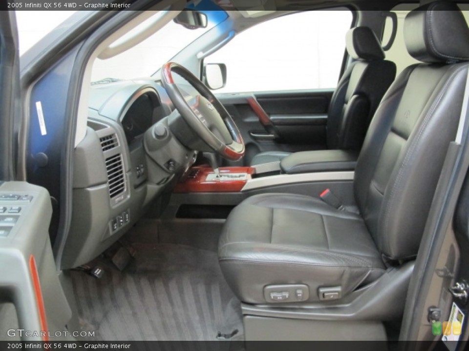 Graphite 2005 Infiniti QX Interiors