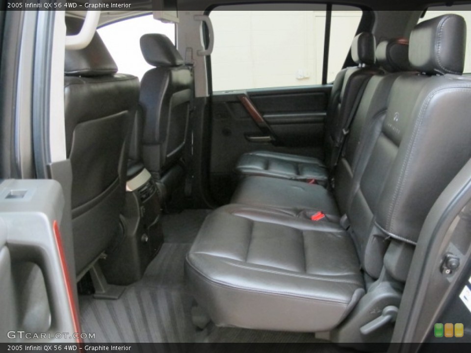 Graphite Interior Rear Seat for the 2005 Infiniti QX 56 4WD #66365693