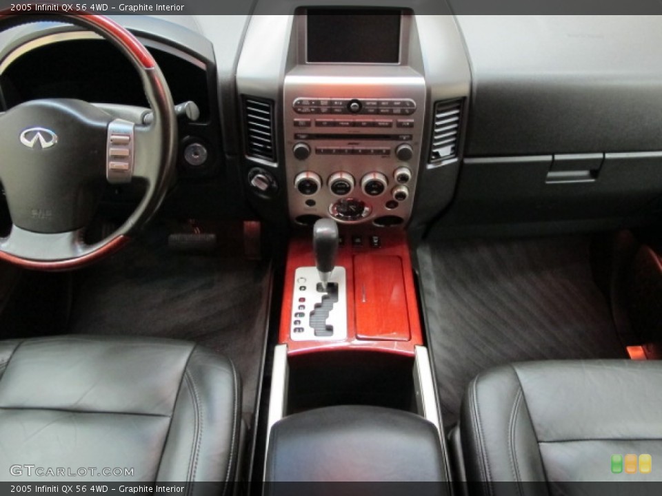 Graphite Interior Dashboard for the 2005 Infiniti QX 56 4WD #66365795