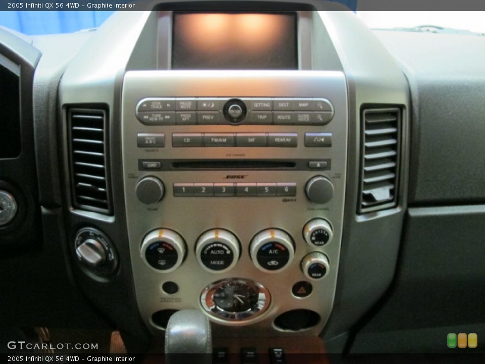 Graphite Interior Controls for the 2005 Infiniti QX 56 4WD #66365834