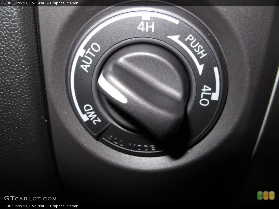 Graphite Interior Controls for the 2005 Infiniti QX 56 4WD #66365912