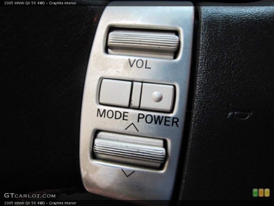 Graphite Interior Controls for the 2005 Infiniti QX 56 4WD #66365939