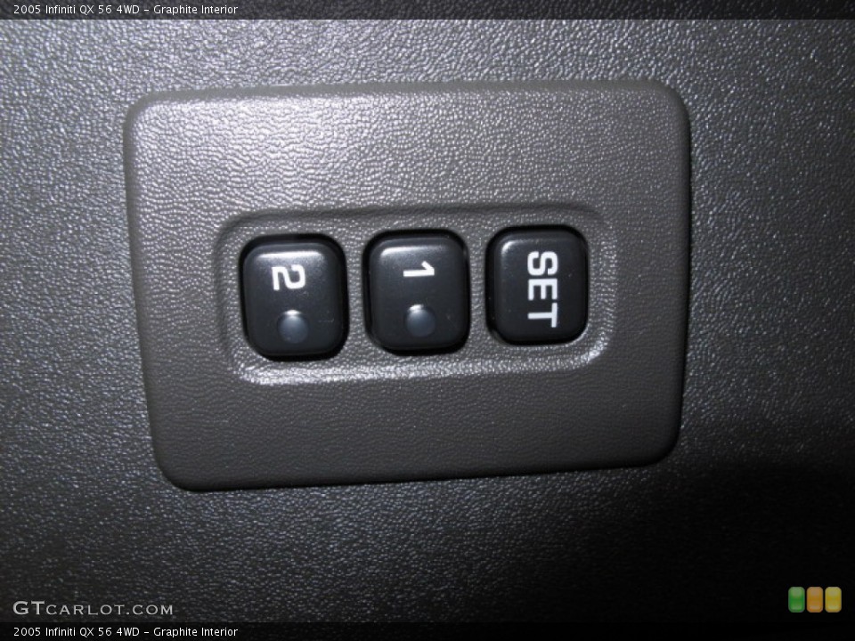 Graphite Interior Controls for the 2005 Infiniti QX 56 4WD #66365987