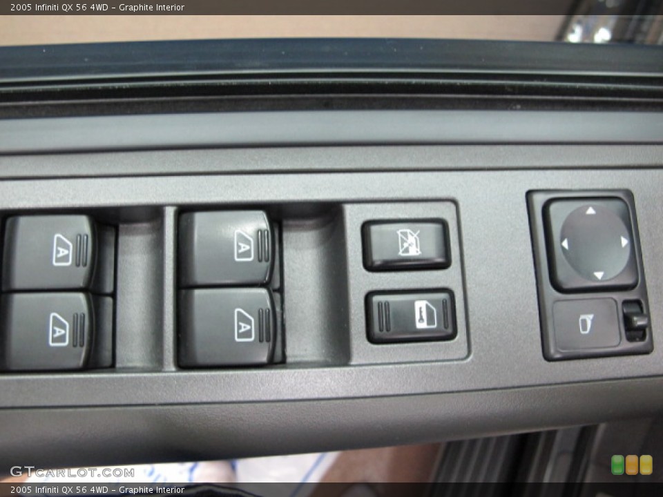 Graphite Interior Controls for the 2005 Infiniti QX 56 4WD #66365999