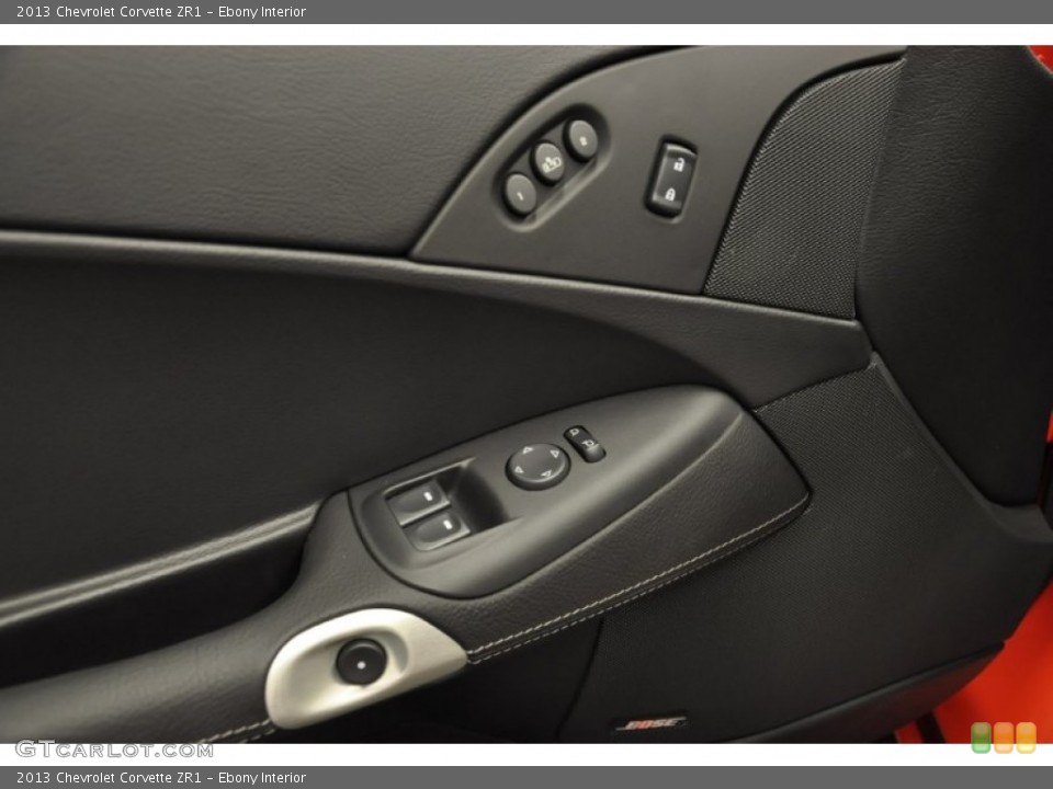 Ebony Interior Controls for the 2013 Chevrolet Corvette ZR1 #66366083