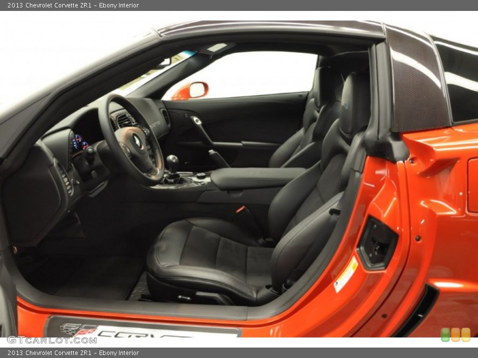 Ebony Interior Photo for the 2013 Chevrolet Corvette ZR1 #66366098