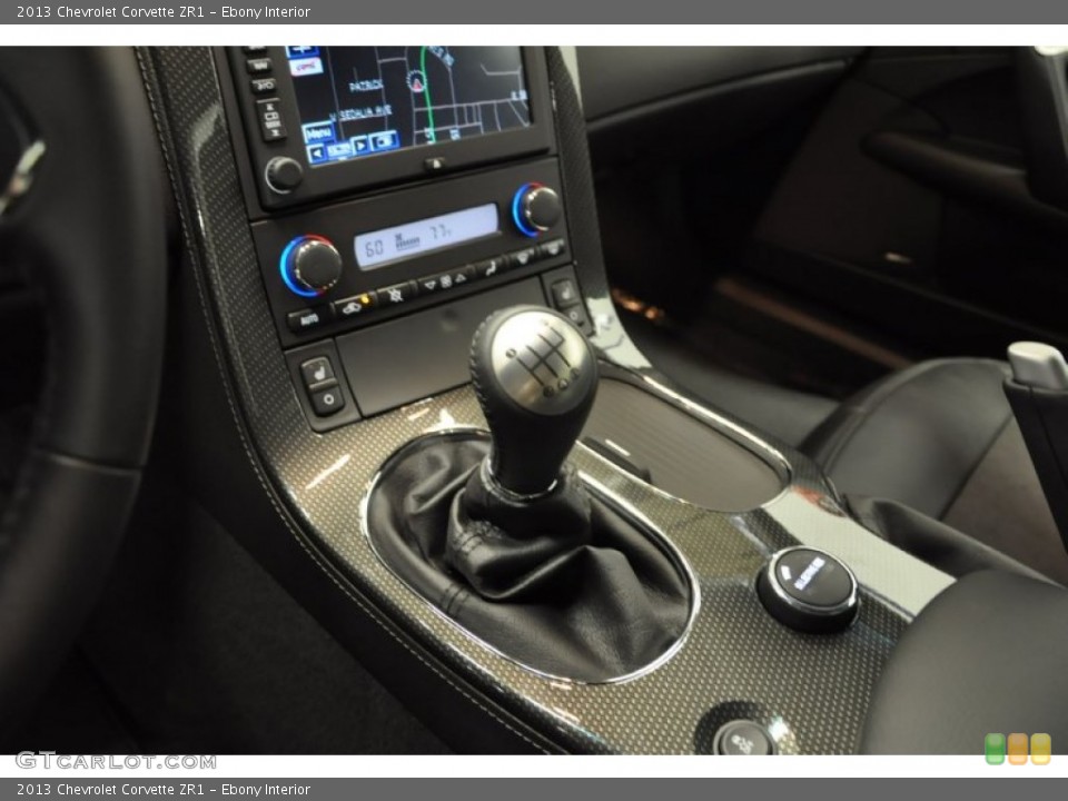 Ebony Interior Transmission for the 2013 Chevrolet Corvette ZR1 #66366275