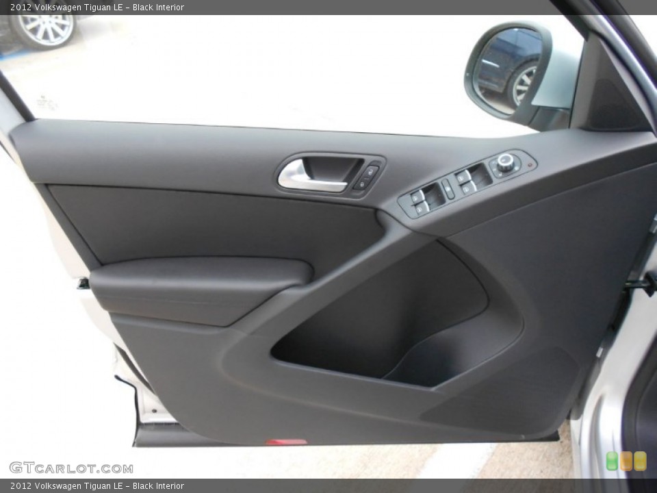 Black Interior Door Panel for the 2012 Volkswagen Tiguan LE #66367610
