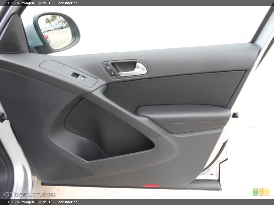 Black Interior Door Panel for the 2012 Volkswagen Tiguan LE #66367628