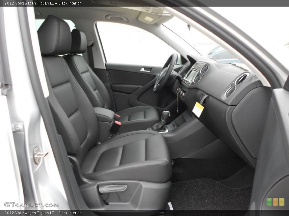 Black Interior Front Seat for the 2012 Volkswagen Tiguan LE #66367637