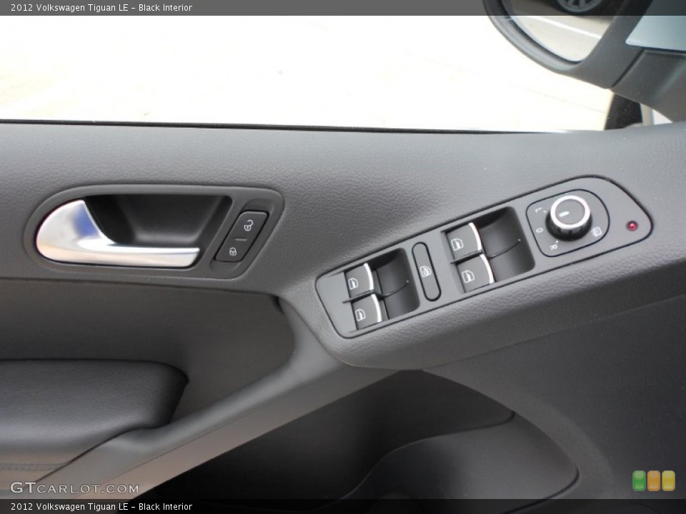 Black Interior Controls for the 2012 Volkswagen Tiguan LE #66367703