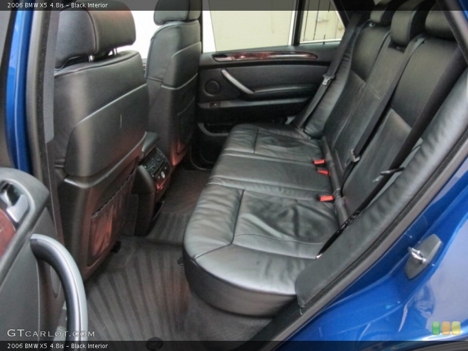 Black Interior Rear Seat for the 2006 BMW X5 4.8is #66367718
