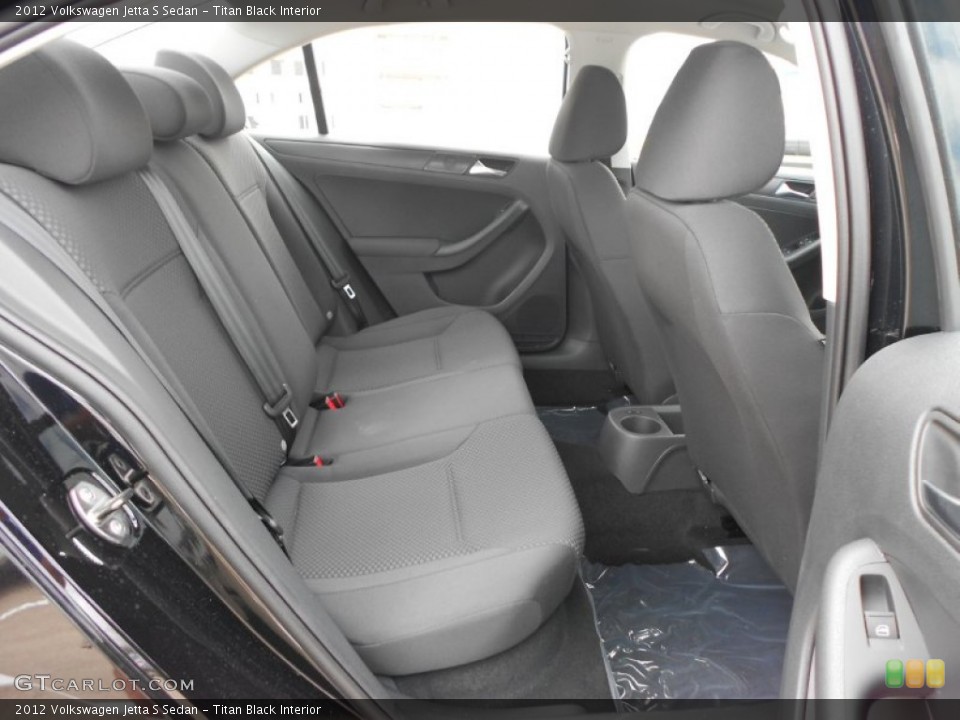 Titan Black Interior Photo for the 2012 Volkswagen Jetta S Sedan #66368924