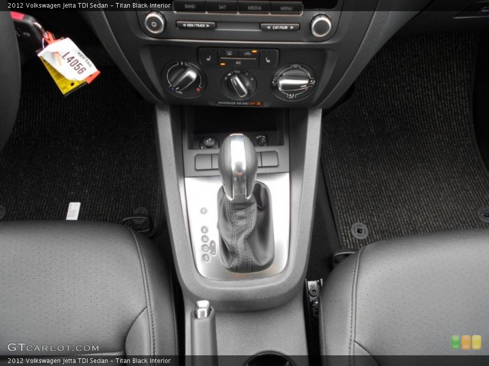 Titan Black Interior Transmission for the 2012 Volkswagen Jetta TDI Sedan #66371546