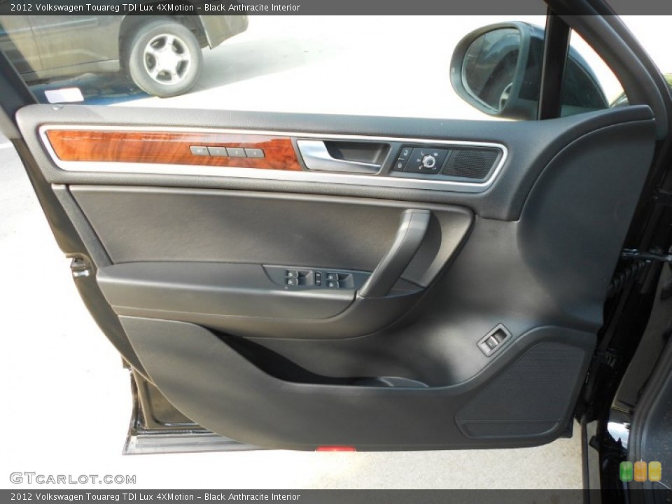 Black Anthracite Interior Door Panel for the 2012 Volkswagen Touareg TDI Lux 4XMotion #66372344