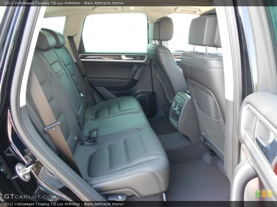 Black Anthracite Interior Rear Seat for the 2012 Volkswagen Touareg TDI Lux 4XMotion #66372371