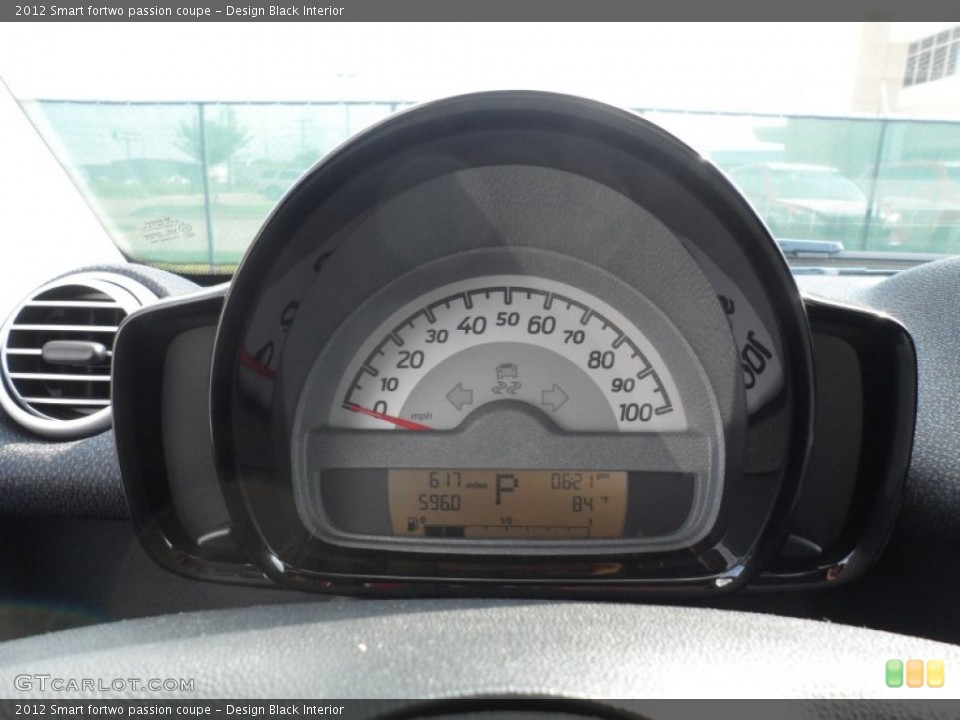 Design Black Interior Gauges for the 2012 Smart fortwo passion coupe #66375404