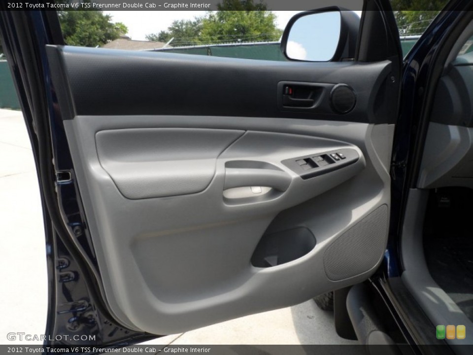 Graphite Interior Door Panel for the 2012 Toyota Tacoma V6 TSS Prerunner Double Cab #66378728