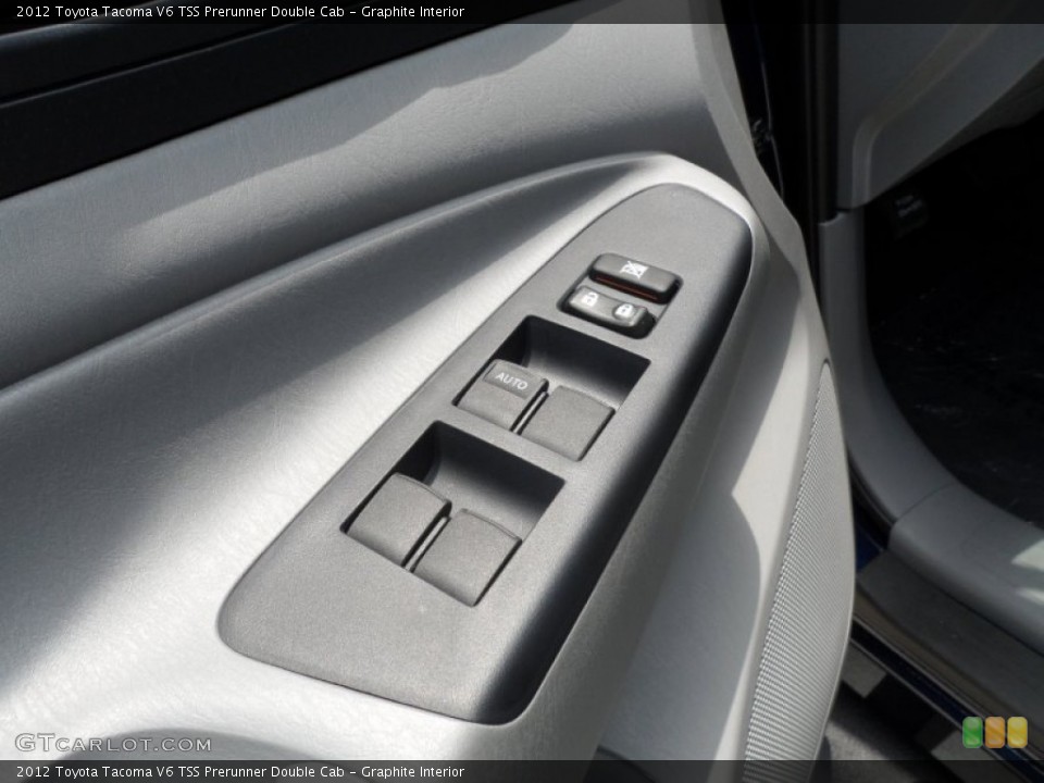 Graphite Interior Controls for the 2012 Toyota Tacoma V6 TSS Prerunner Double Cab #66378740