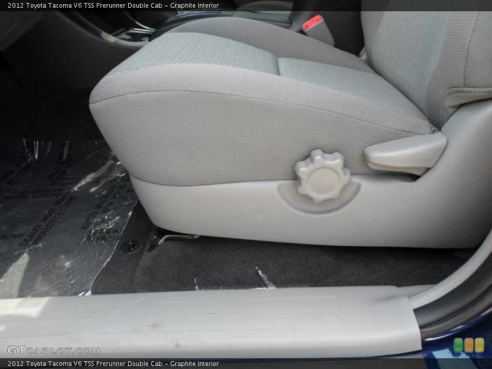 Graphite Interior Front Seat for the 2012 Toyota Tacoma V6 TSS Prerunner Double Cab #66378758