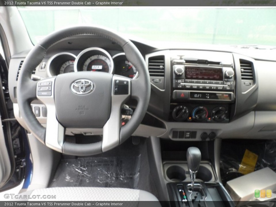 Graphite Interior Controls for the 2012 Toyota Tacoma V6 TSS Prerunner Double Cab #66378764