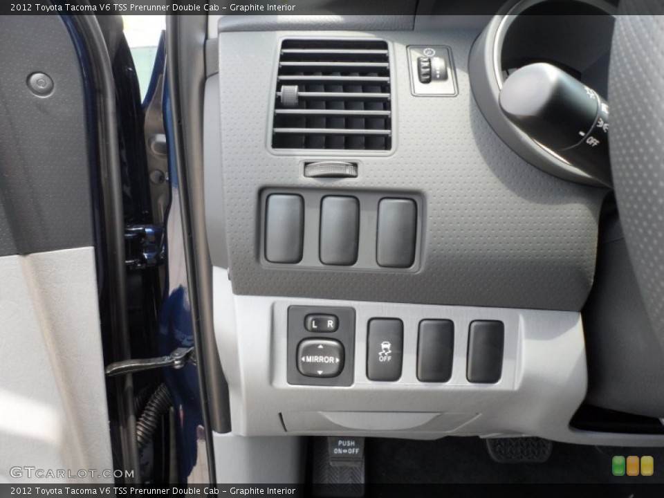 Graphite Interior Controls for the 2012 Toyota Tacoma V6 TSS Prerunner Double Cab #66378824