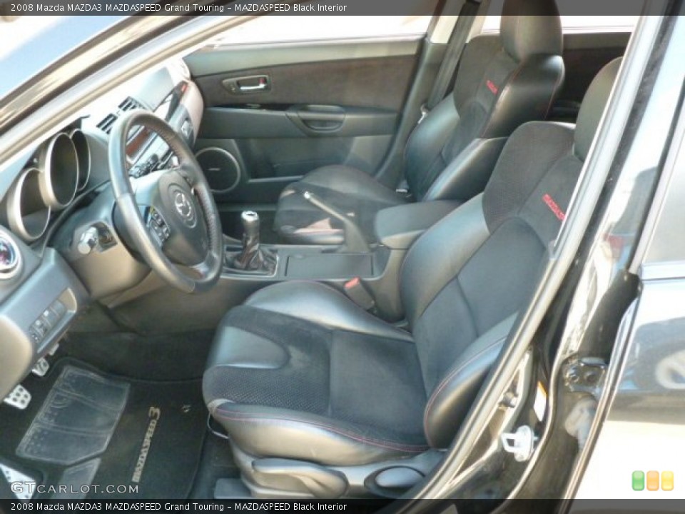 MAZDASPEED Black Interior Photo for the 2008 Mazda MAZDA3 MAZDASPEED Grand Touring #66382949