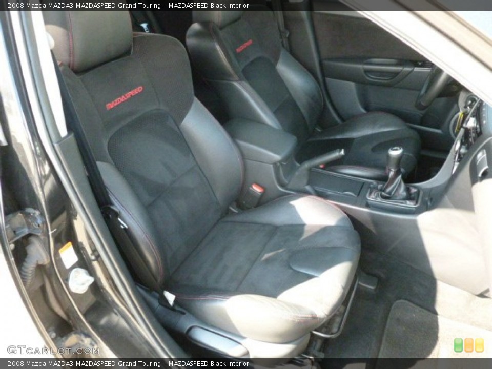 MAZDASPEED Black Interior Front Seat for the 2008 Mazda MAZDA3 MAZDASPEED Grand Touring #66383030