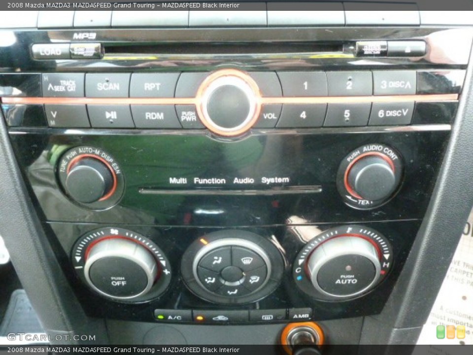 MAZDASPEED Black Interior Audio System for the 2008 Mazda MAZDA3 MAZDASPEED Grand Touring #66383048