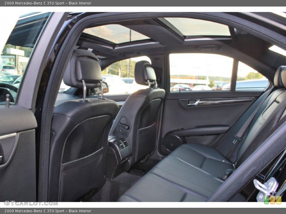 Black Interior Photo for the 2009 Mercedes-Benz C 350 Sport #66384170