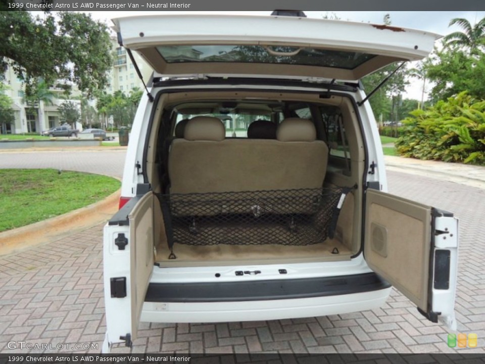 Neutral Interior Trunk for the 1999 Chevrolet Astro LS AWD Passenger Van #66385661