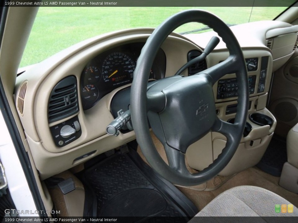 Neutral Interior Dashboard for the 1999 Chevrolet Astro LS AWD Passenger Van #66385775