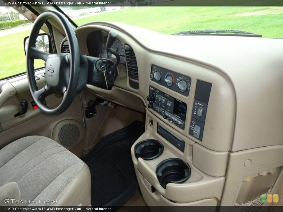 Neutral Interior Dashboard for the 1999 Chevrolet Astro LS AWD Passenger Van #66385880