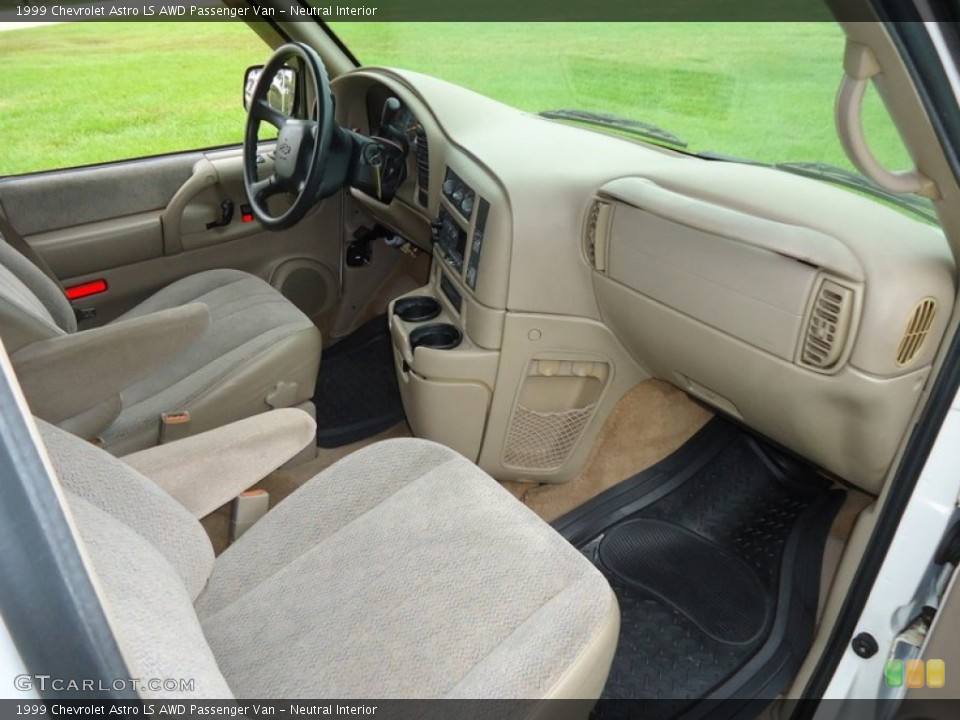 Neutral Interior Dashboard for the 1999 Chevrolet Astro LS AWD Passenger Van #66385898