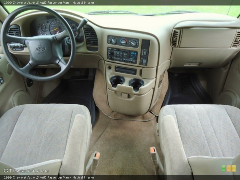 Neutral Interior Dashboard for the 1999 Chevrolet Astro LS AWD Passenger Van #66385958