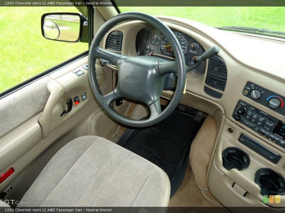 Neutral Interior Dashboard for the 1999 Chevrolet Astro LS AWD Passenger Van #66385994