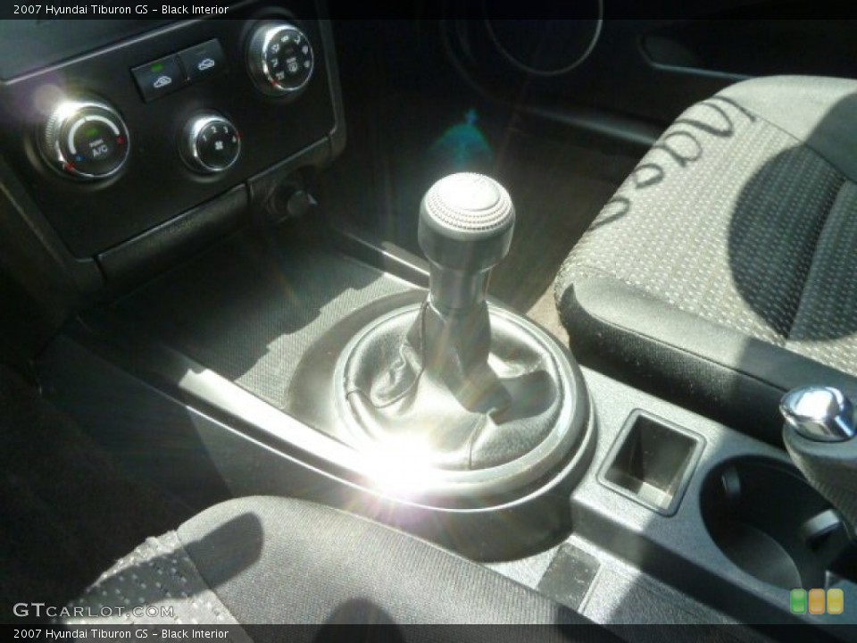 Black Interior Transmission for the 2007 Hyundai Tiburon GS #66387113