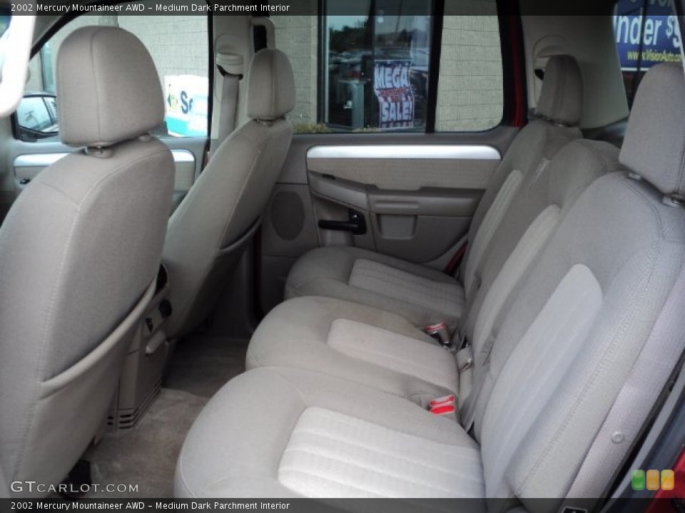 Medium Dark Parchment Interior Rear Seat for the 2002 Mercury Mountaineer AWD #66391529