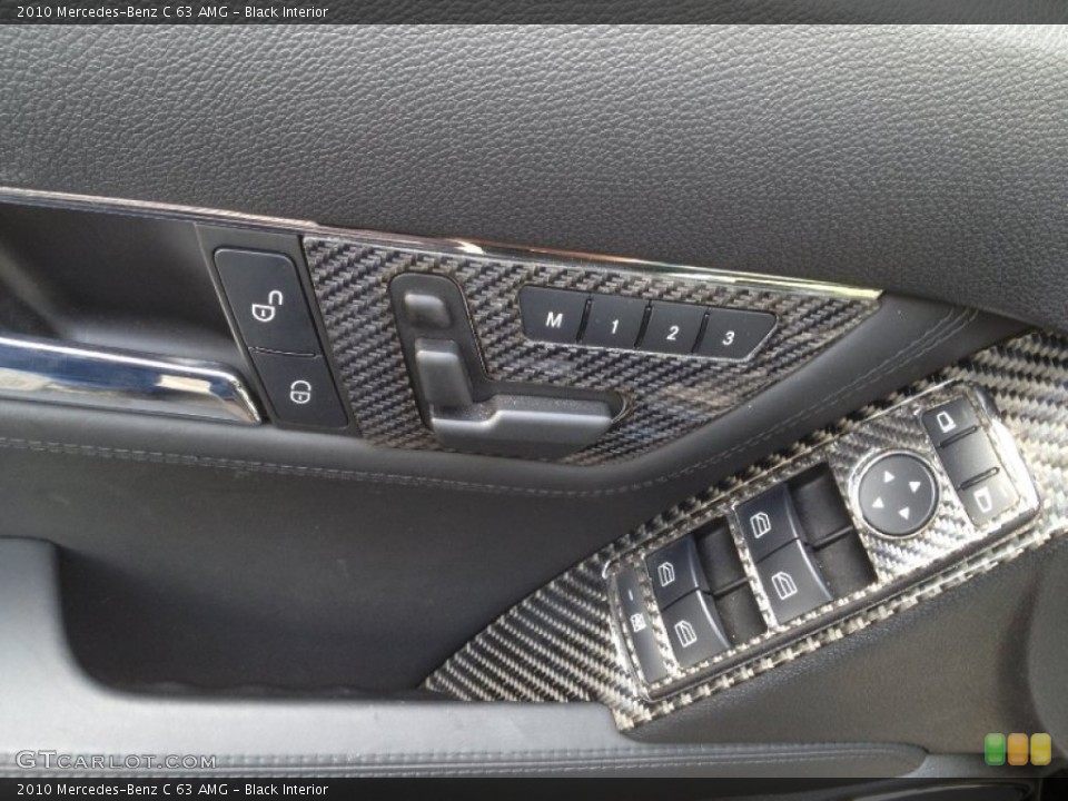 Black Interior Controls for the 2010 Mercedes-Benz C 63 AMG #66392027
