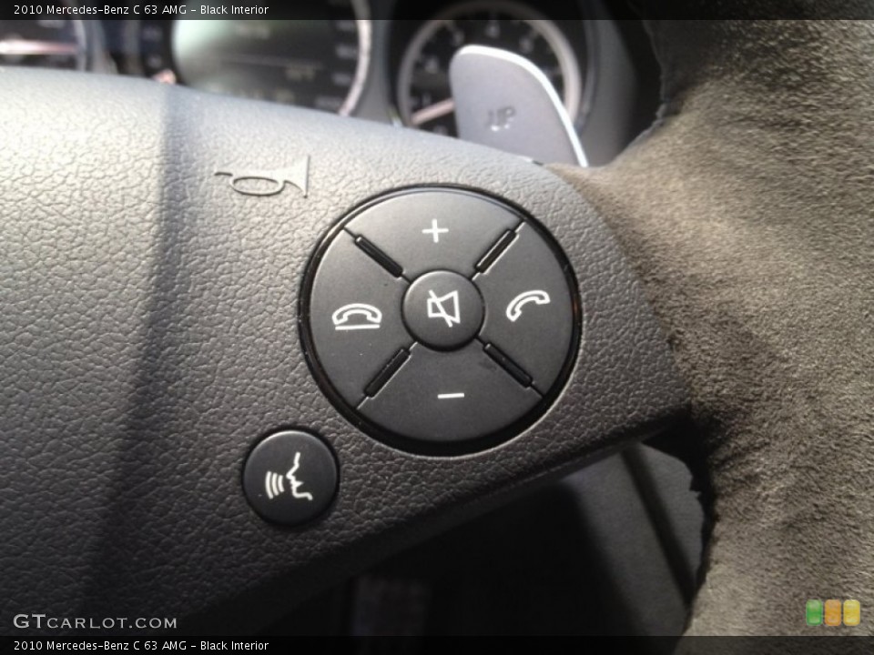 Black Interior Controls for the 2010 Mercedes-Benz C 63 AMG #66392051