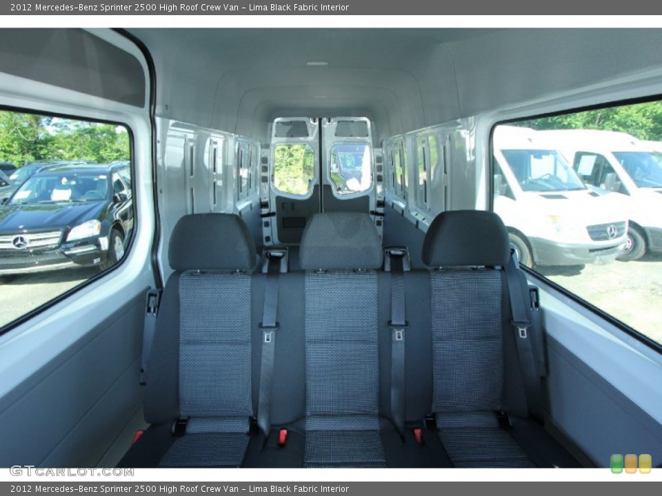 Lima Black Fabric Interior Photo for the 2012 Mercedes-Benz Sprinter 2500 High Roof Crew Van #66394616