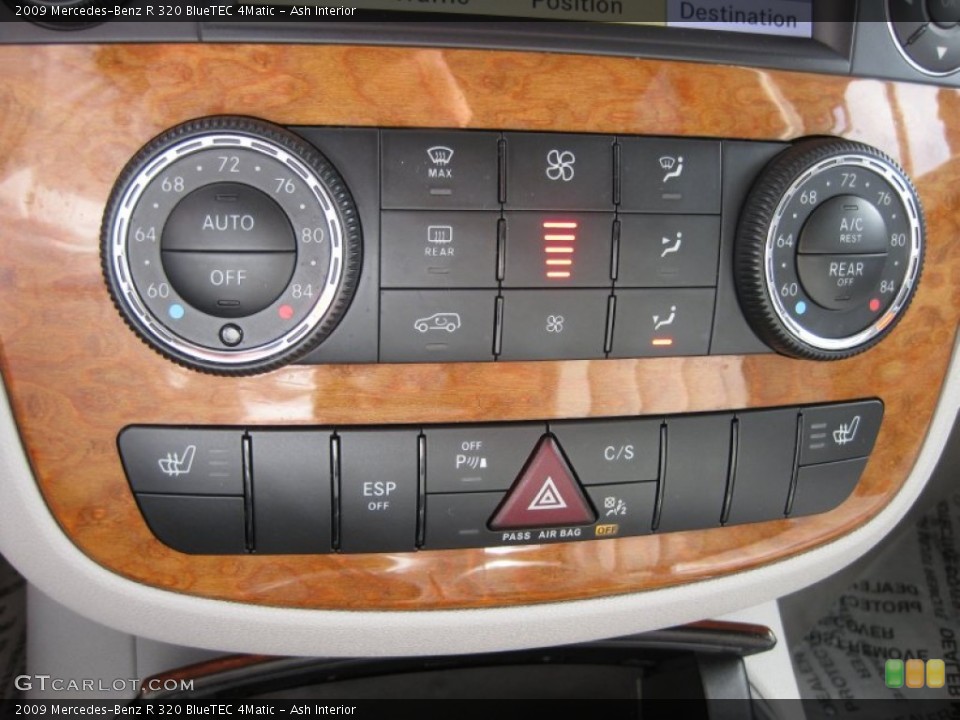 Ash Interior Controls for the 2009 Mercedes-Benz R 320 BlueTEC 4Matic #66397580